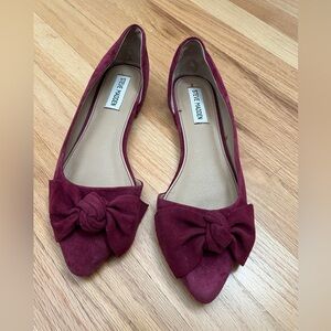 Steve Madden Edina Bow D'orsay ballet flats size 8